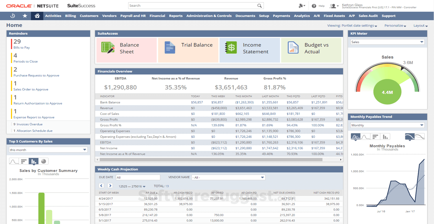 Oracle NetSuite ERP Pricing Features Reviews 2021 Free Demo